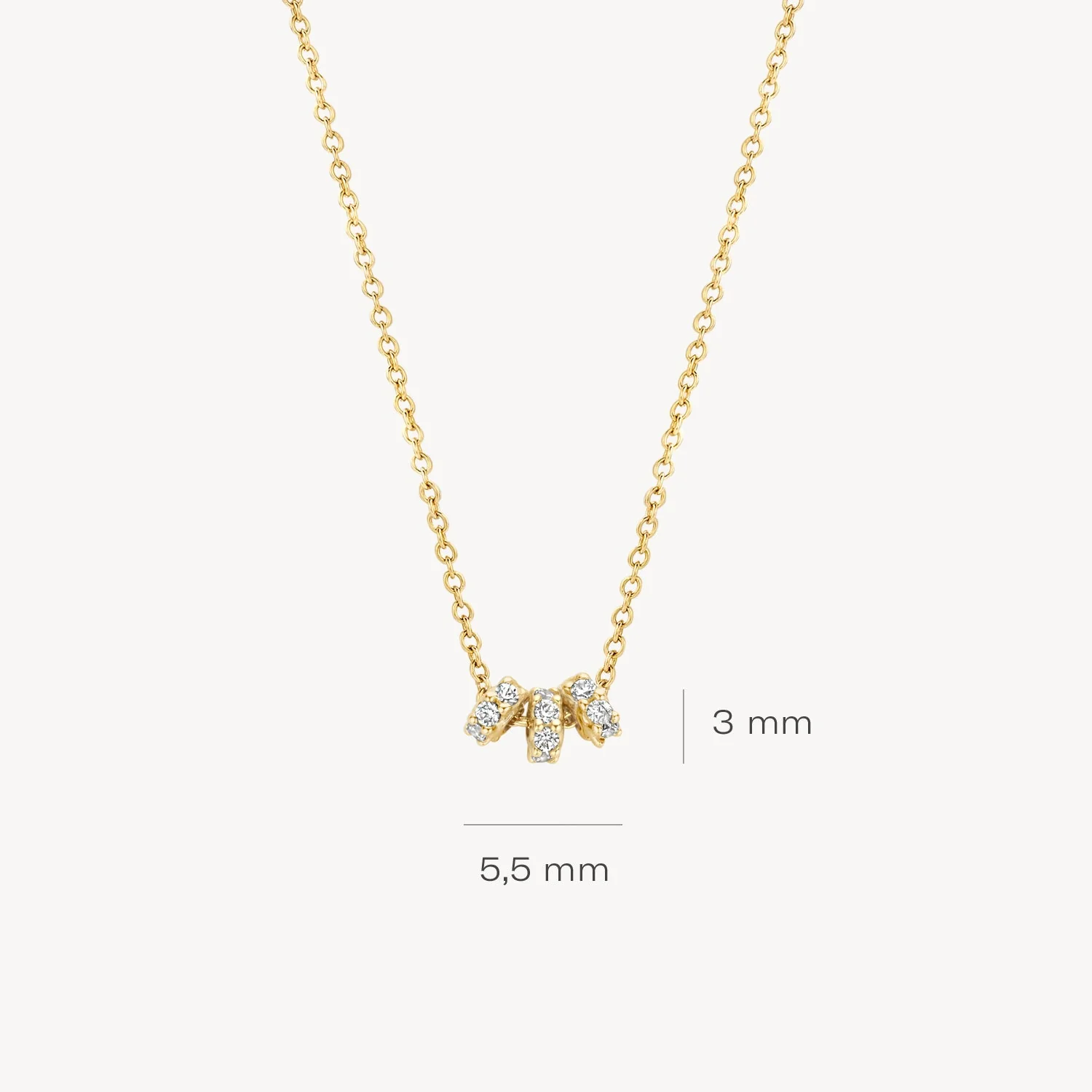 Blush Ketting 14kt Goud 3136YZI - Image 3