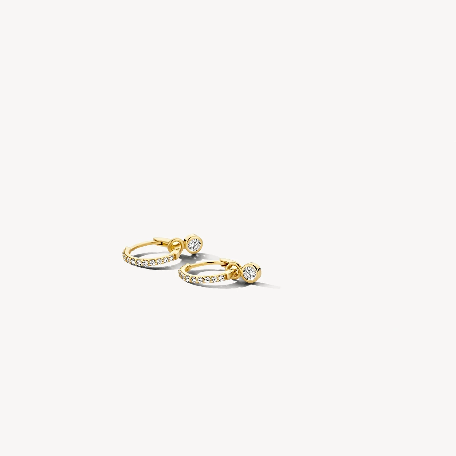 Blush Oorbedels 14kt Goud met Zirkonia's 9058YZI - Image 4