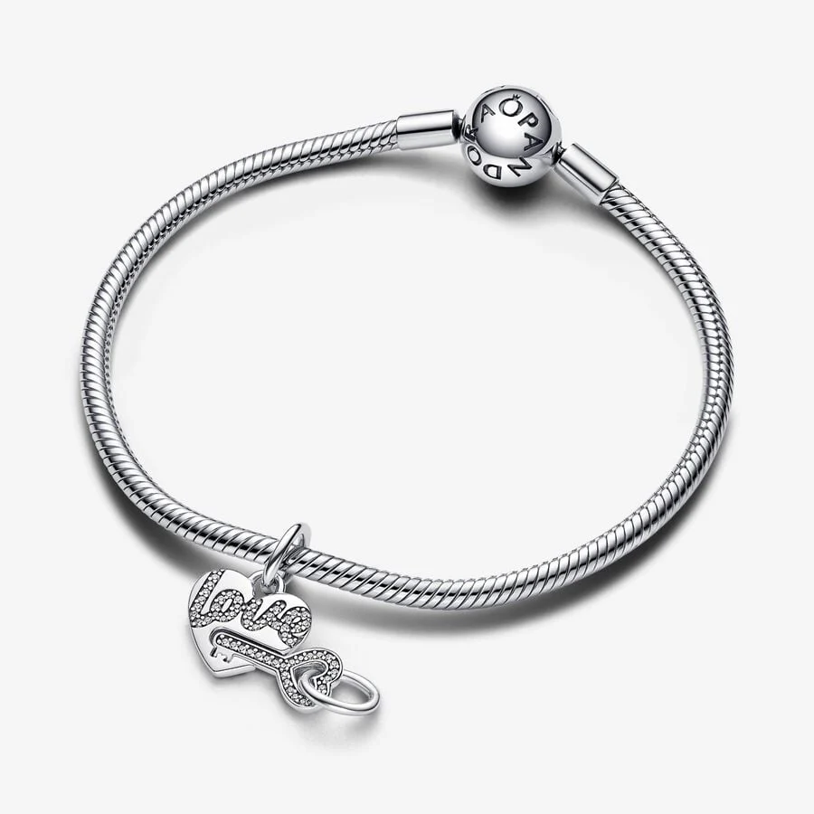 Pandora Bedel Deelbaar Hart en Sleutel 793081c01 - Image 3